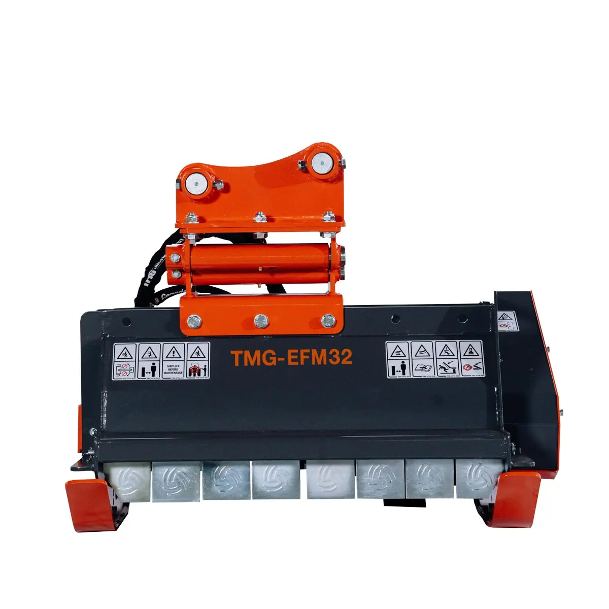 32" Excavator Brush Flail Mower, 3 to 5-ton Carrier, 10-16 GPM, TMG-EFM32 - Image 9