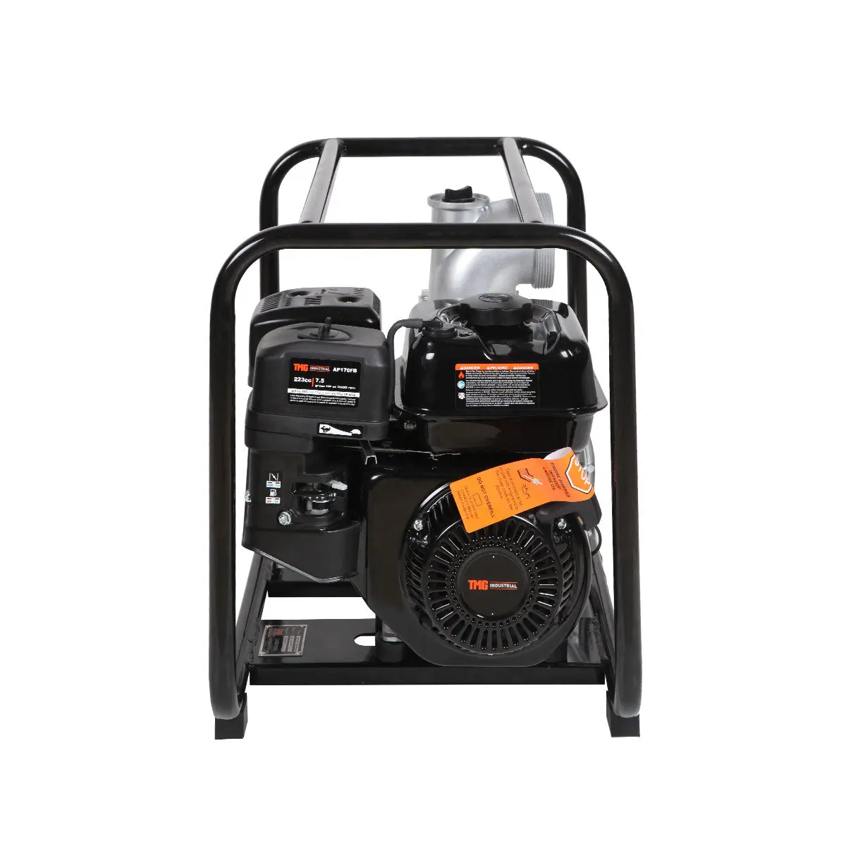 TMG-100TWP 352 GPM 4" Semi-Trash Water Pump with 7.5 HP Gas Engine - Image 5