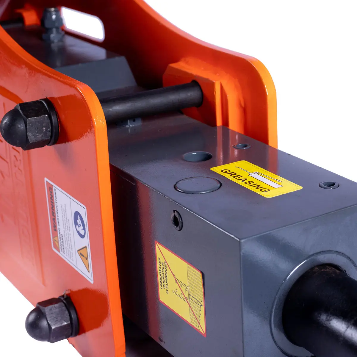 4-7 Ton Excavator/Backhoe Hydraulic Breaker, 2-3/4" Moil Point Chisel, 838 J Impact Energy, Pin Grabber Lugging, TMG-HB68 - Image 10