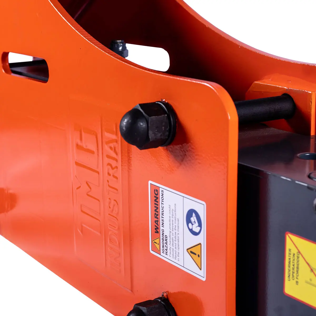 4-7 Ton Excavator/Backhoe Hydraulic Breaker, 2-3/4" Moil Point Chisel, 838 J Impact Energy, Pin Grabber Lugging, TMG-HB68 - Image 11