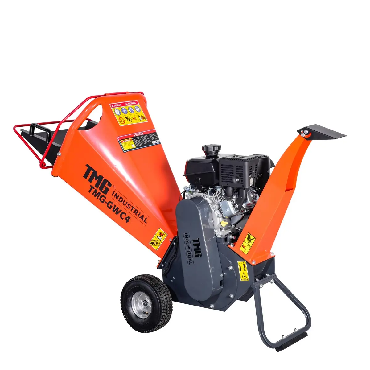 4" Wood Chipper Powered by 7 HP Kohler Command Pro Series Engine, 6'' Reversible Blades, Dual Belt Drive, TMG-GWC4 - Image 3