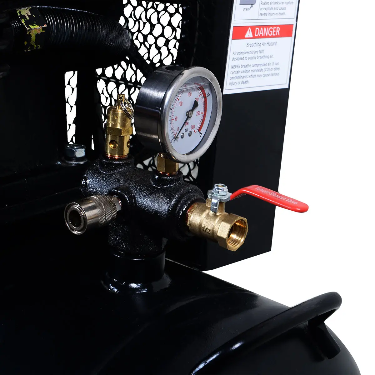 40 Gallon 2-Stage Truck Mounted Air Compressor, 9 HP OHV Loncin Engine, Horizontal Tank, 18.7 CFM @ 90 PSI, TMG-GAC40 - Image 8