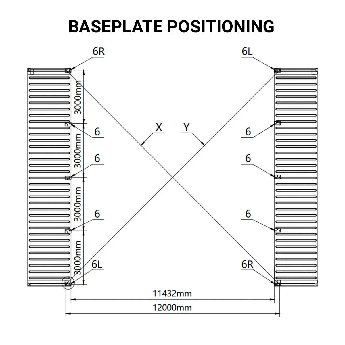 40' x 40' Dual Truss Container Shelter with Heavy Duty 21 oz PVC Cover, TMG-DT4041C (Previously DT4040C) - Image 8