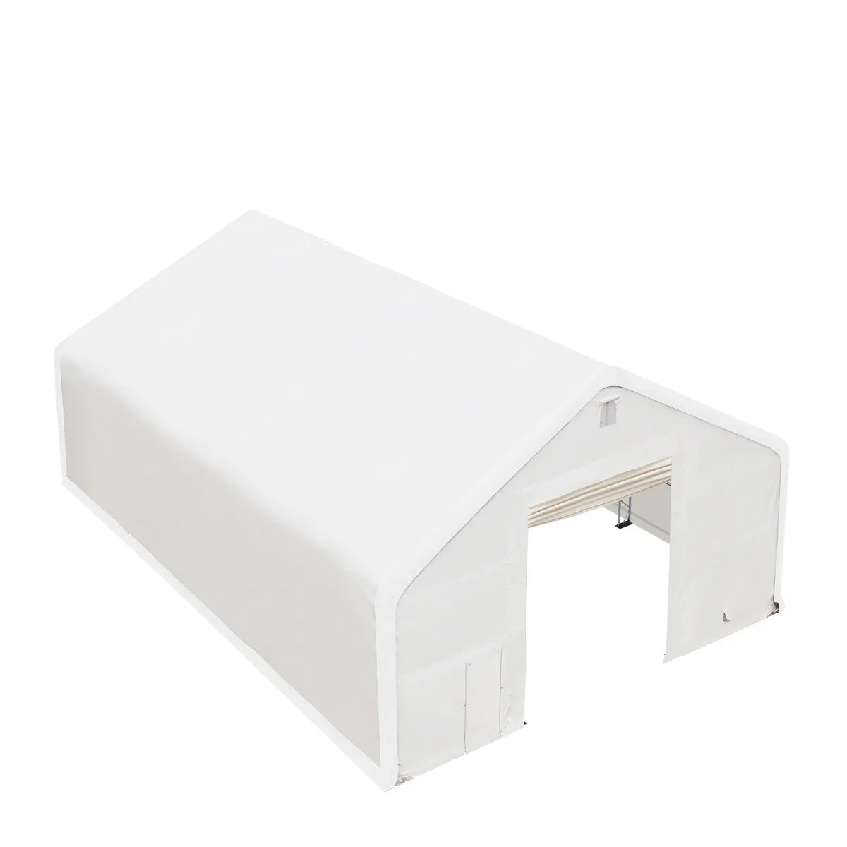 40' x 60' Dual Truss Storage Shelter with Heavy Duty 21 oz PVC Cover & Drive Through Doors, TMG-DT4061 - Image 9