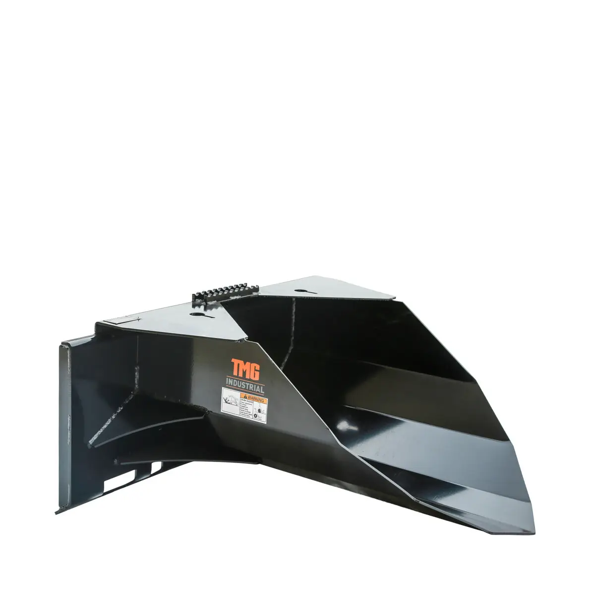 42" Heavy-Duty Skid Steer Tree Scoop, 1500-lb Capacity, Chain Slot, 30" Mouth Opening, High Abrasive Cut Edge, TMG-TS42 - Image 10