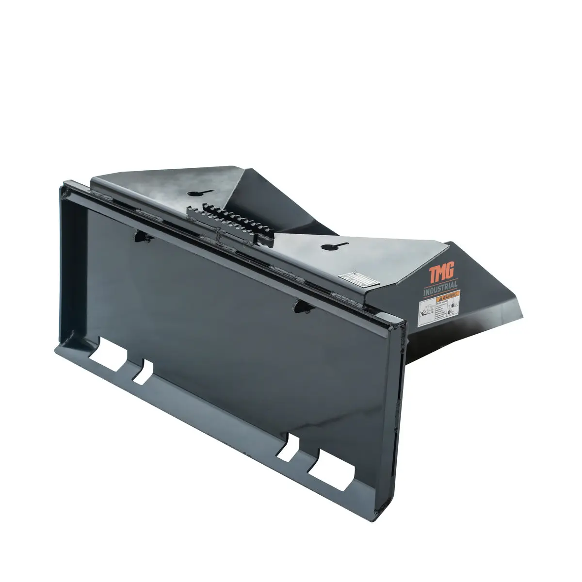 42" Heavy-Duty Skid Steer Tree Scoop, 1500-lb Capacity, Chain Slot, 30" Mouth Opening, High Abrasive Cut Edge, TMG-TS42 - Image 5