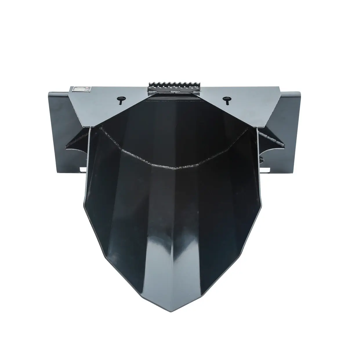 42" Heavy-Duty Skid Steer Tree Scoop, 1500-lb Capacity, Chain Slot, 30" Mouth Opening, High Abrasive Cut Edge, TMG-TS42 - Image 8