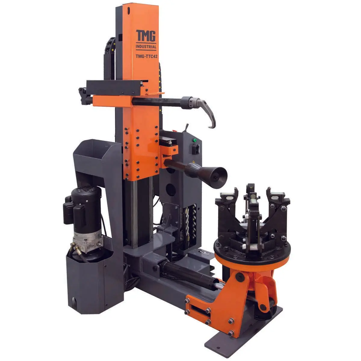 42" Heavy Duty Truck Tire Changer, 59" Tire Capacity, Upright/Vertical Tower Design, Bead Breaker w/Disc & Bead Hook, CSA certified Motor, TMG-TTC42 - Image 7