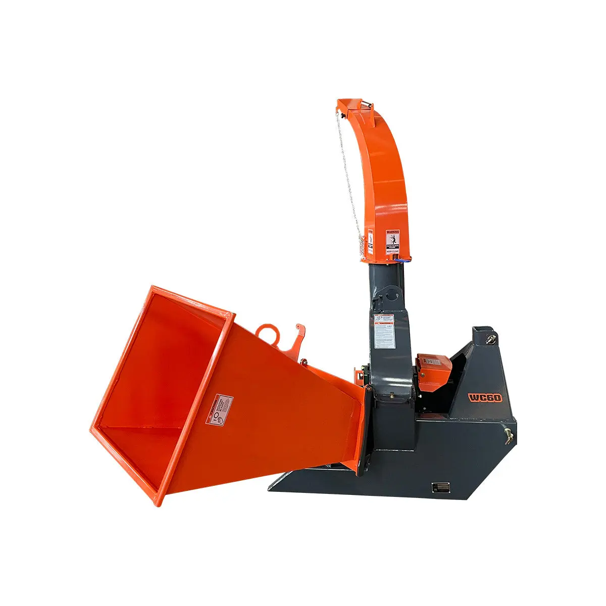 6" 3-Point Hitch Wood Chipper, Reversible/Hardened Blades, 360° Swiveling Chute, 40-80 HP Tractors, TMG-WC60 - Image 7