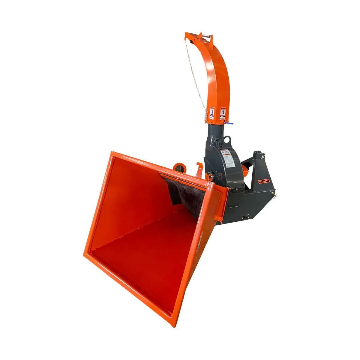 6" 3-Point Hitch Wood Chipper, Reversible/Hardened Blades, 360° Swiveling Chute, 40-80 HP Tractors, TMG-WC60 - Image 9