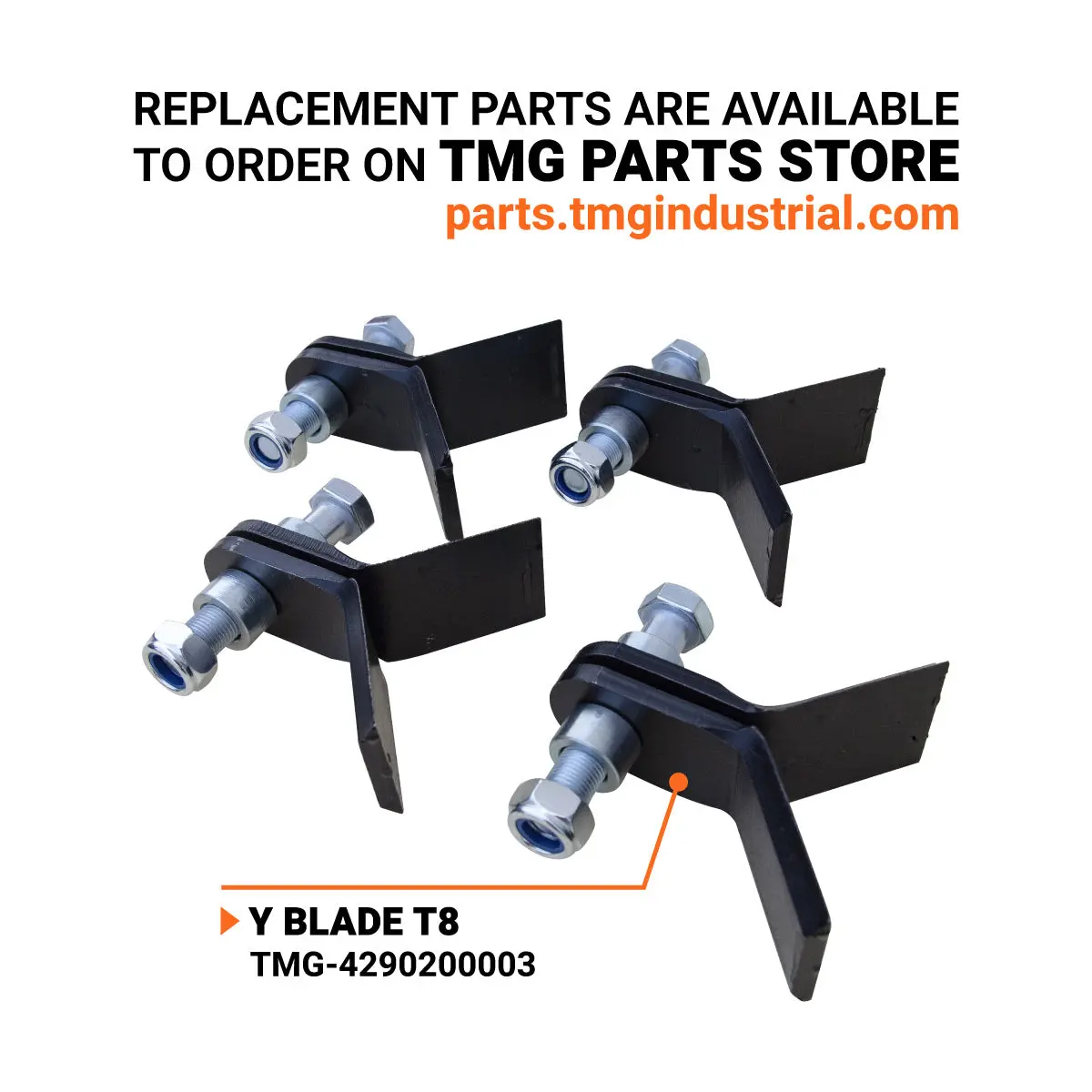 68" Flail Mower, 3-Point Hitch, 30-60 HP Tractor, PTO Drive Shaft, TMG-TFM68 - Image 5