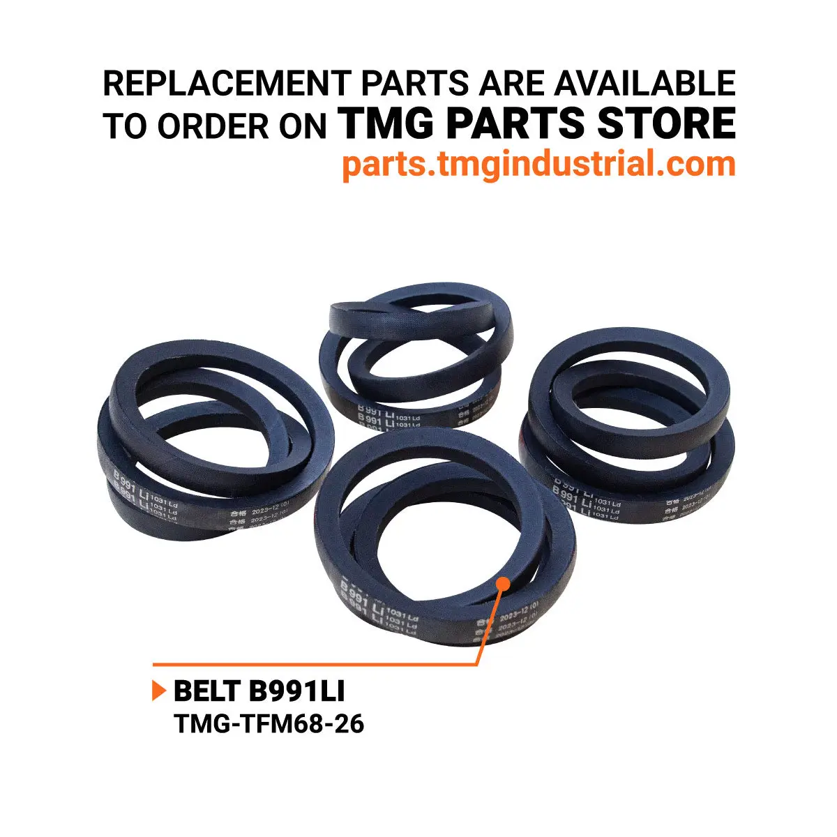 68" Flail Mower, 3-Point Hitch, 30-60 HP Tractor, PTO Drive Shaft, TMG-TFM68 - Image 6