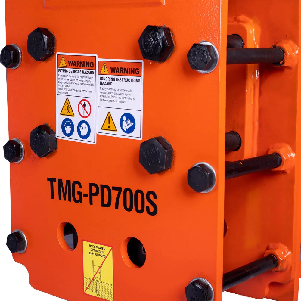 Skid Steer Post Pounder, 8" Post Diameter, 838 J Energy Class, 500-900 BPM Pounding Rate, TMG-PD700S - Image 10