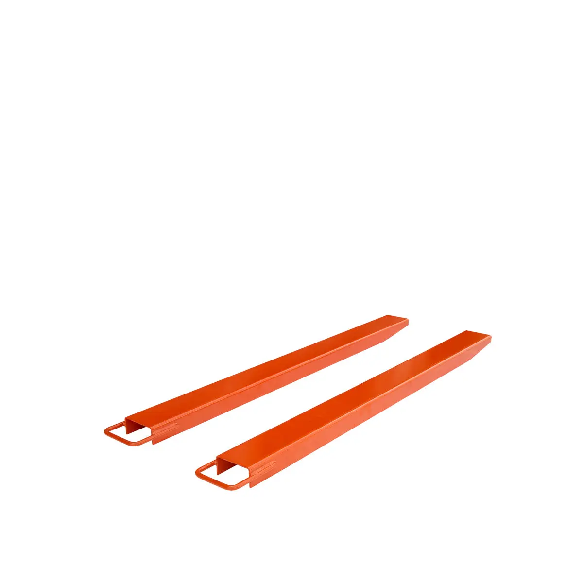 TMG-FE72 72" Forklift Extensions, 1500-LB Capacity, Heel Restraint, 6" Wide, 2.5" Thick - Image 3