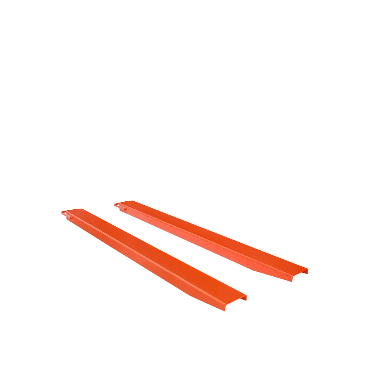 TMG-FE72 72" Forklift Extensions, 1500-LB Capacity, Heel Restraint, 6" Wide, 2.5" Thick - Image 4