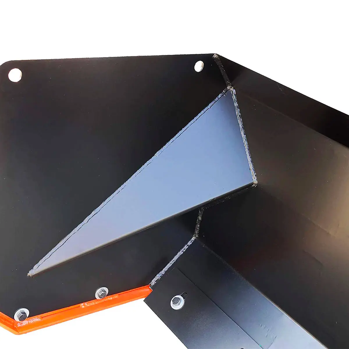 7' Skid Steer Snow Pusher w/Steel Cutting Edge, Pivoting Wear Shoes, Side Braces, 40-70 HP, TMG-SP07 - Image 8