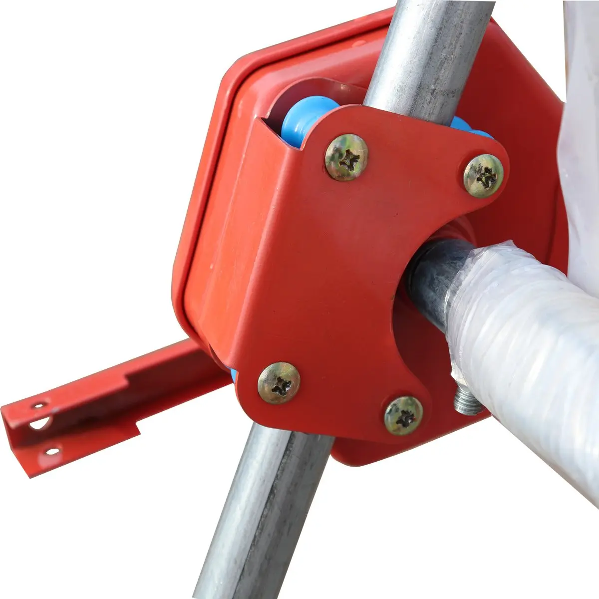 12' x 30' Tunnel Greenhouse Grow Tent w/6 Mil Clear EVA Plastic Film, Cold Frame, Hand Crank Roll-Up Sides, Peak Ceiling Roof, TMG-GH1230 - Image 12