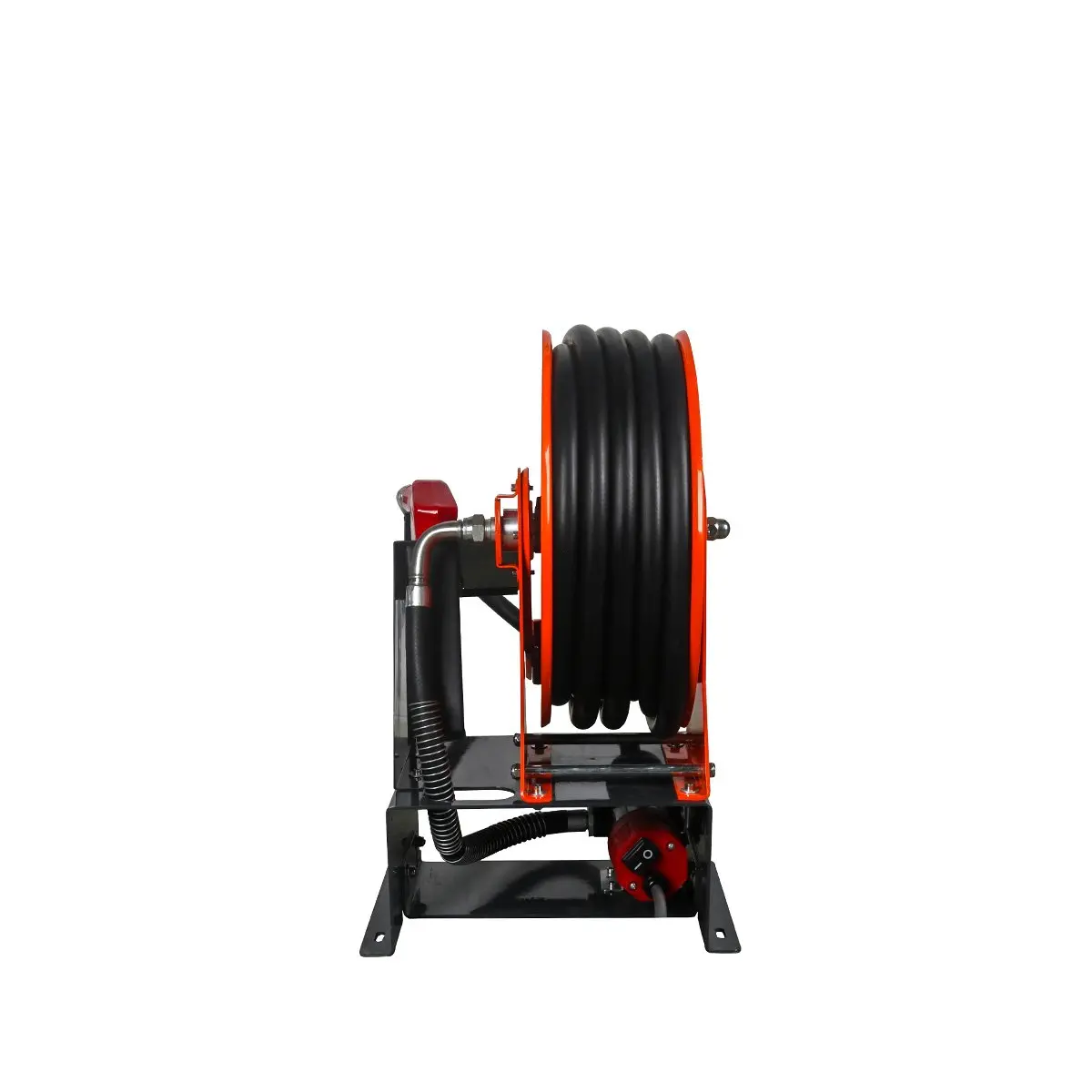 Portable Diesel Transfer Pump w/49' Hose Reel, Auto Shut Off, DC 12-Volt, 15 GPM, TMG-DFP10 - Image 3