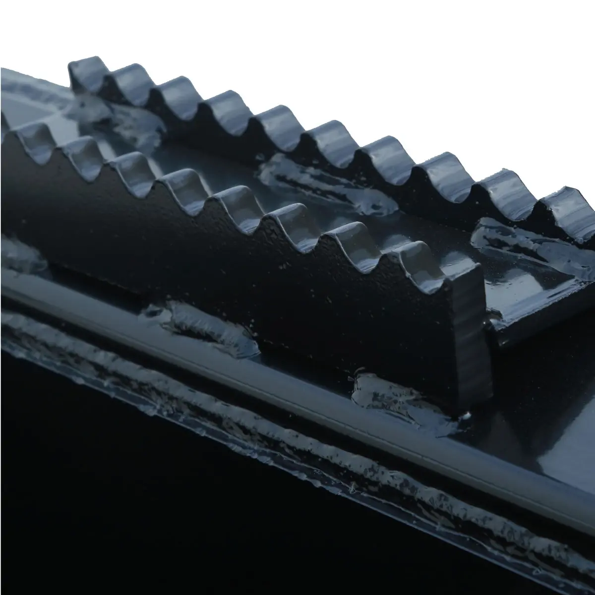 50" Skid Steer Stump Bucket Wrecker w/Universal Quick Attach Mount, Bolt-On Cutting Teeth, Curved Bottom, Reverse Curled Ripper Teeth, TMG-SB50 - Image 11