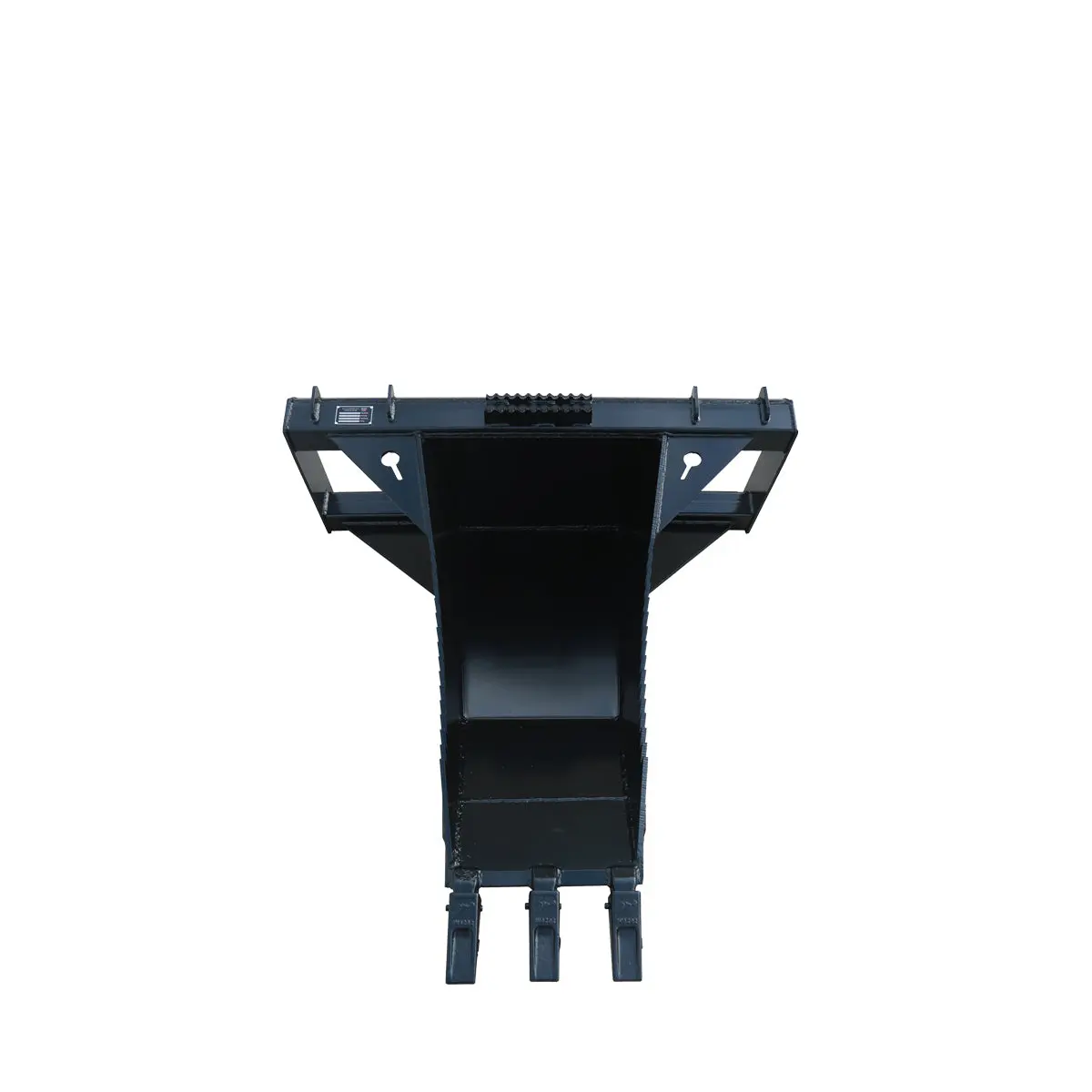 50" Skid Steer Stump Bucket Wrecker w/Universal Quick Attach Mount, Bolt-On Cutting Teeth, Curved Bottom, Reverse Curled Ripper Teeth, TMG-SB50 - Image 6