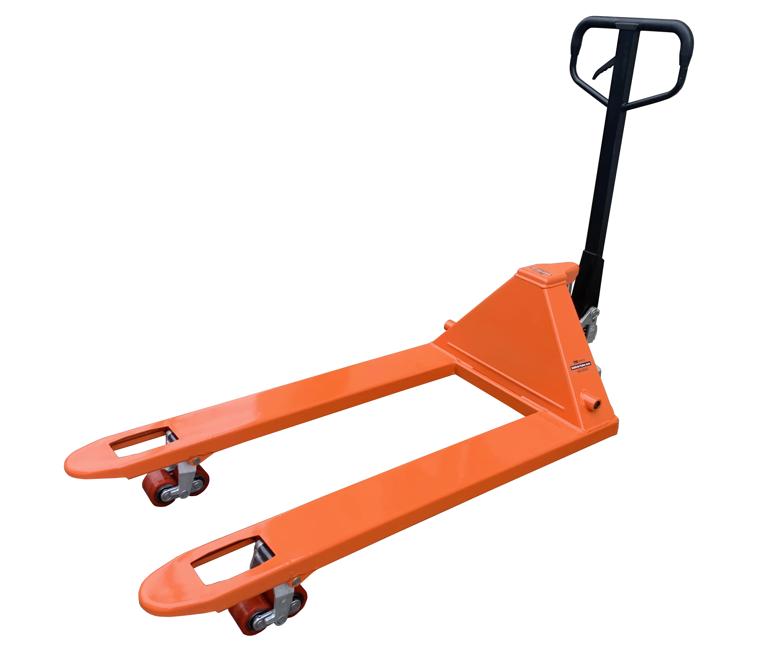 TMG-PJ55 Qty of (6) 5500-lb Pallet Jack Truck, 27" x 48" Forks, 210° Steering Arc, 3'' Clearance - Image 5