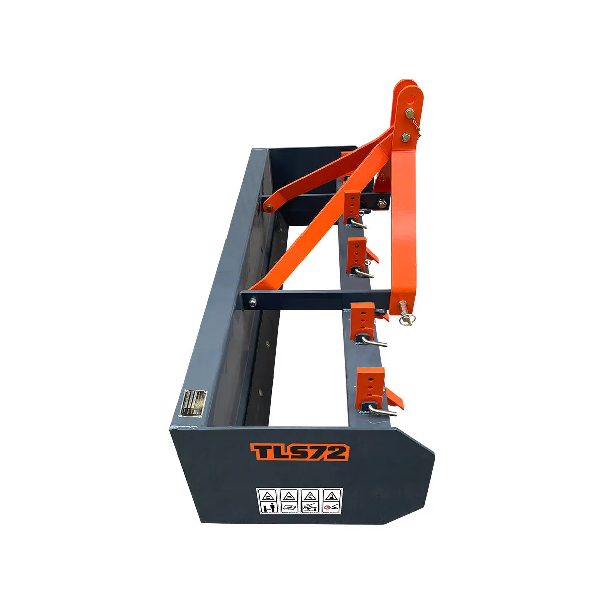 72" Heavy-Duty Box Scraper Blade with Ripper Shanks – Fits 25-50 HP Tractors TMG-TLS72 - Image 4
