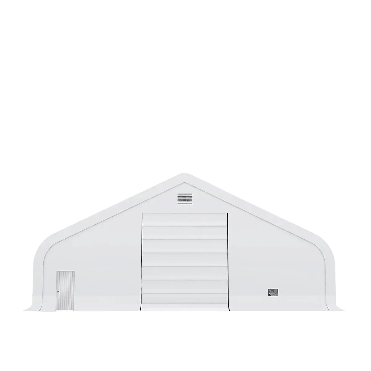 Pro Series 50' x 100' Dual Truss Storage Shelter with Heavy Duty 32 oz PVC Cover & Drive Through Doors, TMG-DT50100-PRO - Image 6