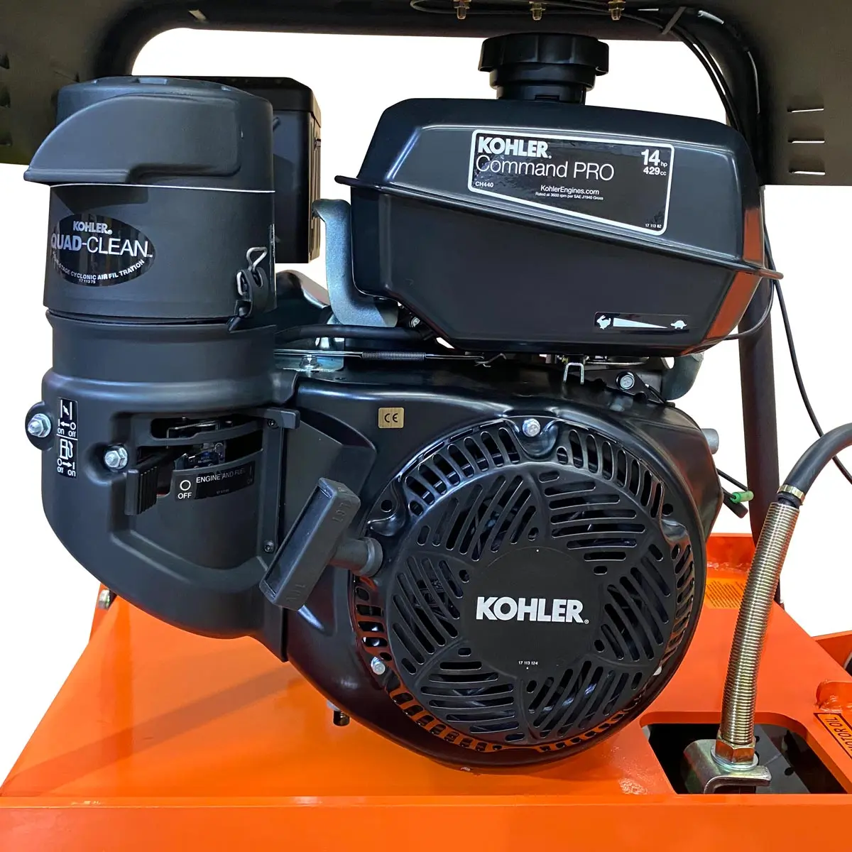 Reversible Plate Compactor, 8500-lb Compact Capacity, 14 HP CH440 Kohler Command Pro Series Engine, 34" Compaction Depth, TMG-PC330K - Image 5