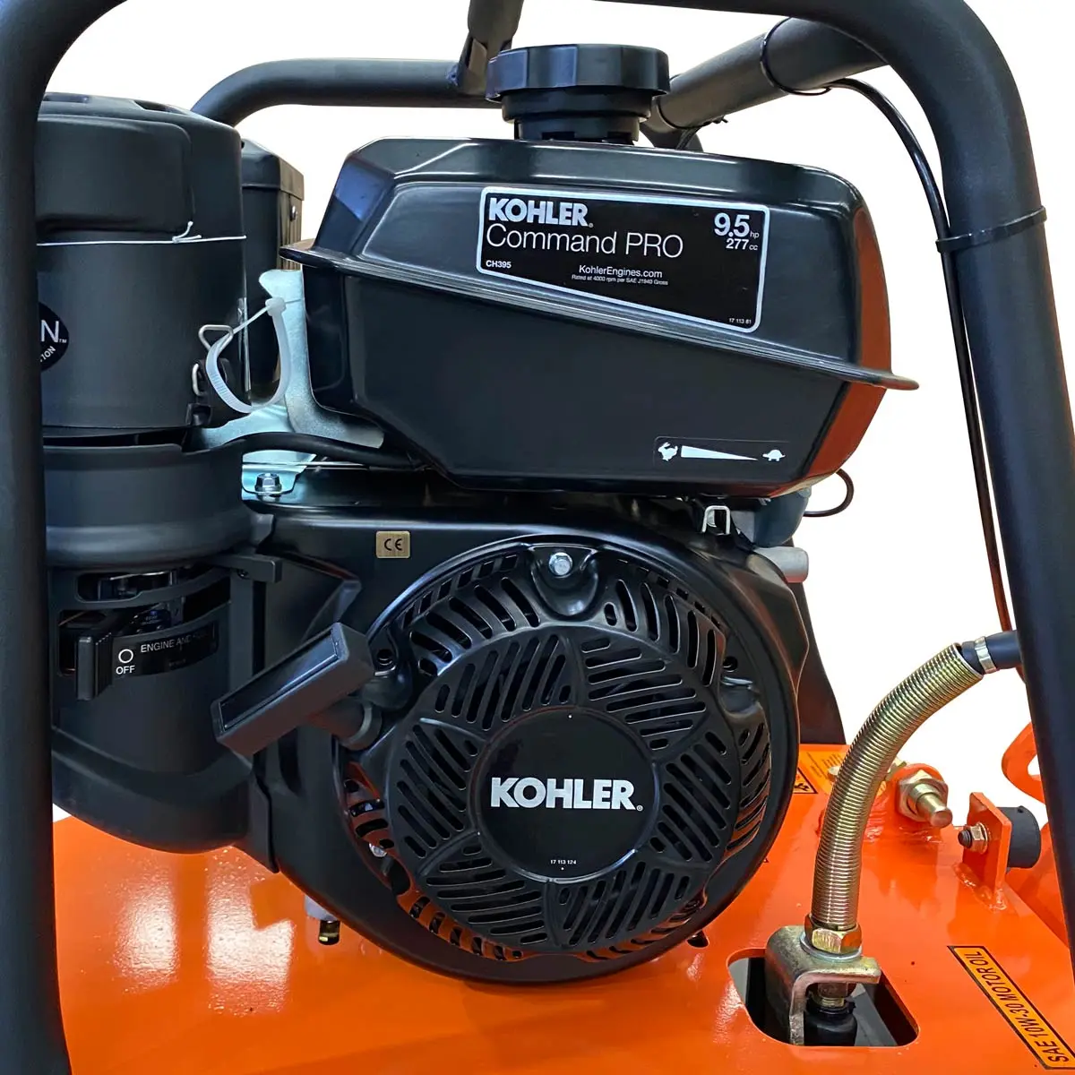 6800-lb Reversible Vibratory Plate Compactor, 9.5 HP Kohler Command Pro Engine, TMG-PC160K - Image 7