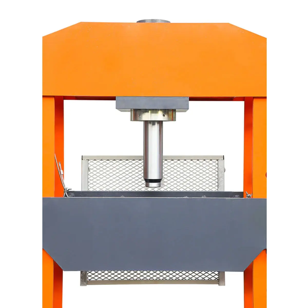 100 Ton Capacity Hydraulic Shop Press, Heavy Duty Pressing, Protective Grid Guard, Fully Welded H-Frame, Air & Manual Dual Operation, TMG-SP100 - Image 8