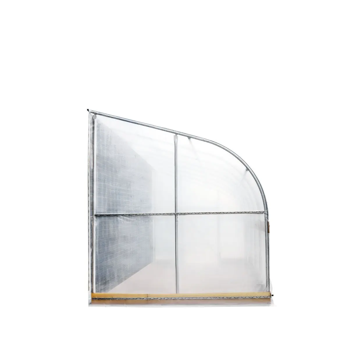 10' x 30' Lean-To Greenhouse Grow Tent w/6 Mil Clear EVA Plastic Film, Cold Frame, Hand Crank Roll-Up Side, 6-½' Sidewall, TMG-GHL1030 - Image 9