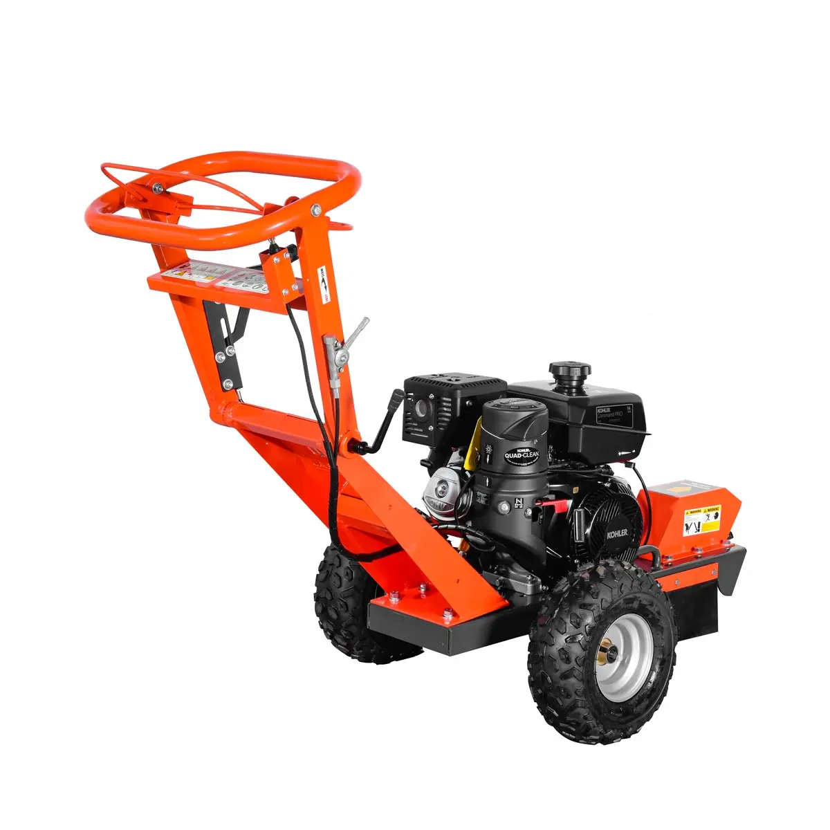 Walk-Behind Kohler Powered Stump Grinder, 9 Carbide Teeth, 24" Cutting Capacity, 14 HP Gasoline Engine, TMG-GSG9 - Image 6