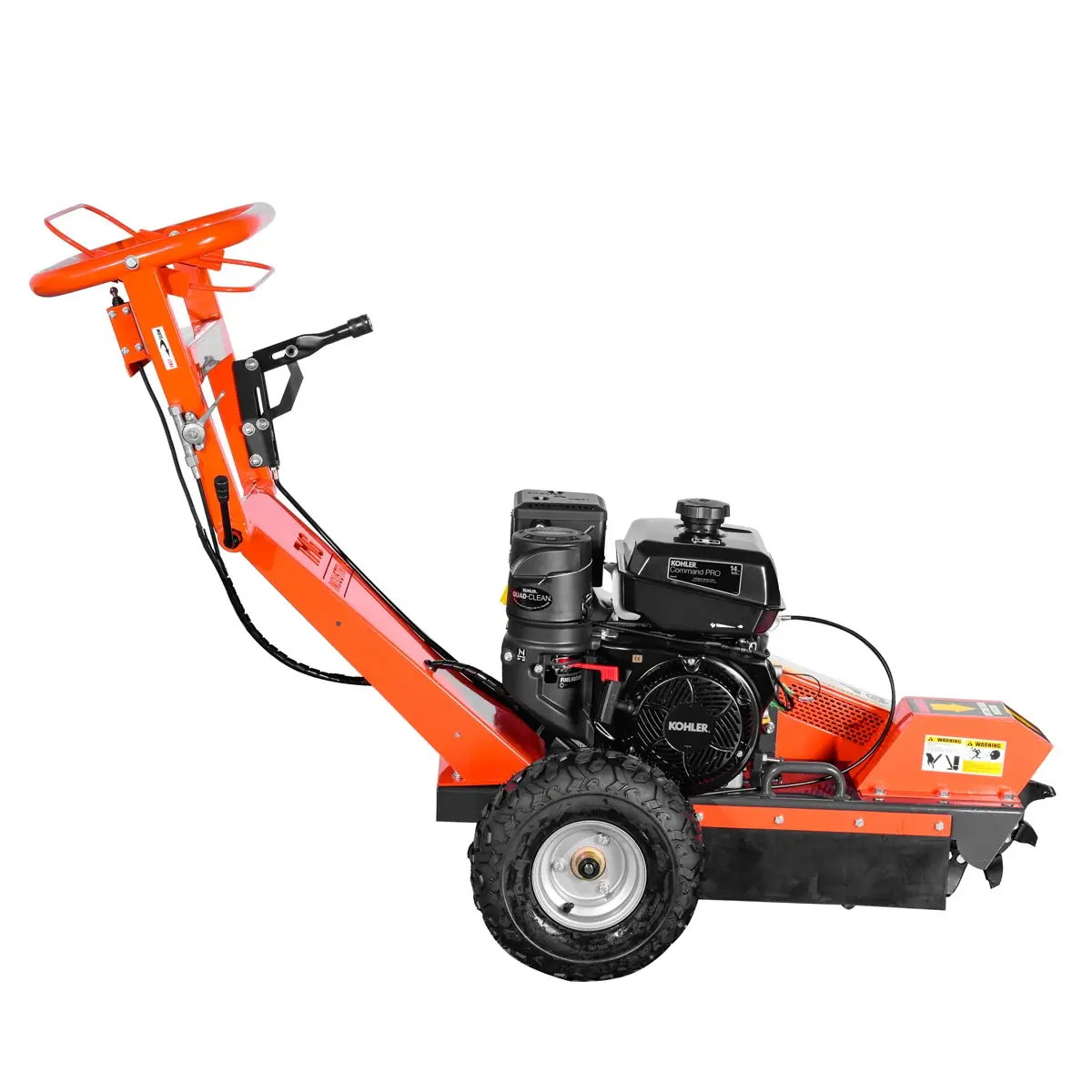 Walk-Behind Kohler Powered Stump Grinder, 9 Carbide Teeth, 24" Cutting Capacity, 14 HP Gasoline Engine, TMG-GSG9 - Image 7