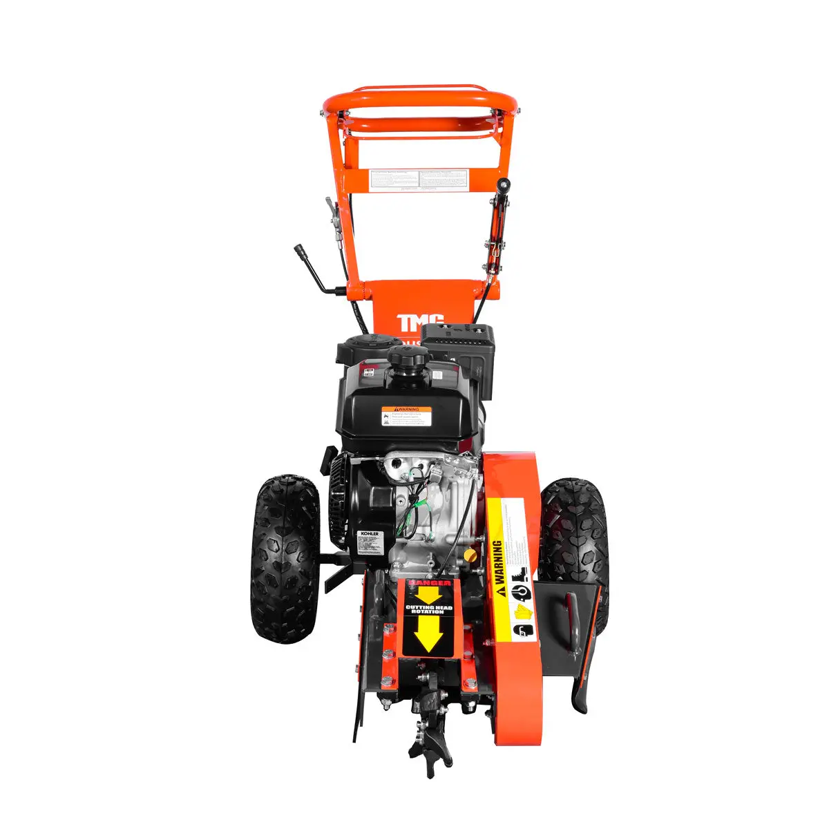 Walk-Behind Kohler Powered Stump Grinder, 9 Carbide Teeth, 24" Cutting Capacity, 14 HP Gasoline Engine, TMG-GSG9 - Image 9