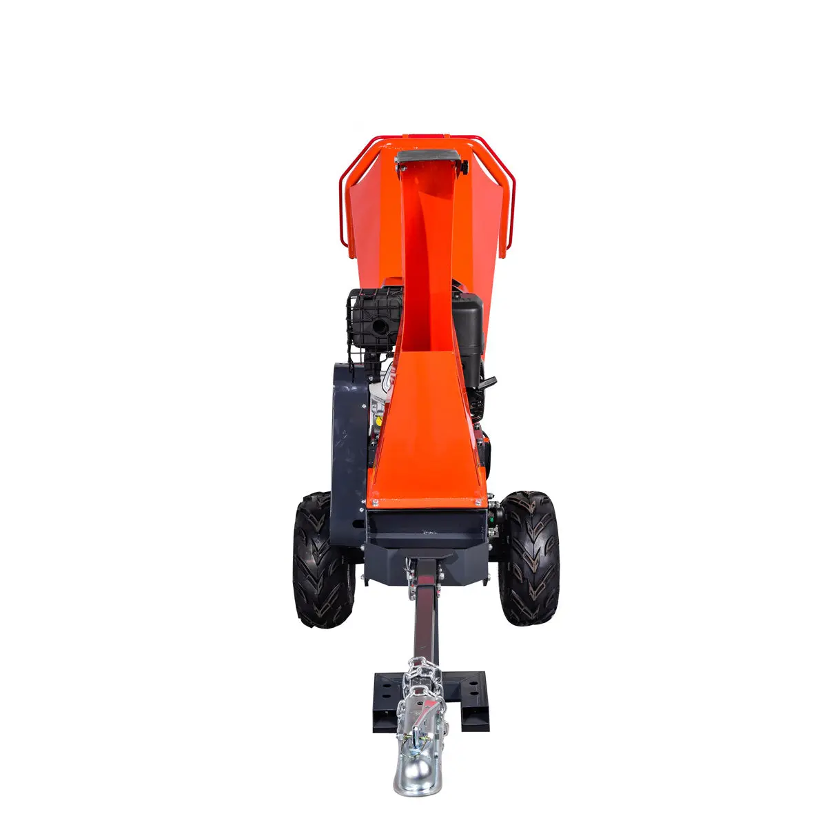 4-3/4" Wood Chipper Powered by 13.5 HP Briggs & Stratton Engine, ATV Tow-Behind, 12'' Reversible Blade, Dual Belt Drive, TMG-GWC5 - Image 4