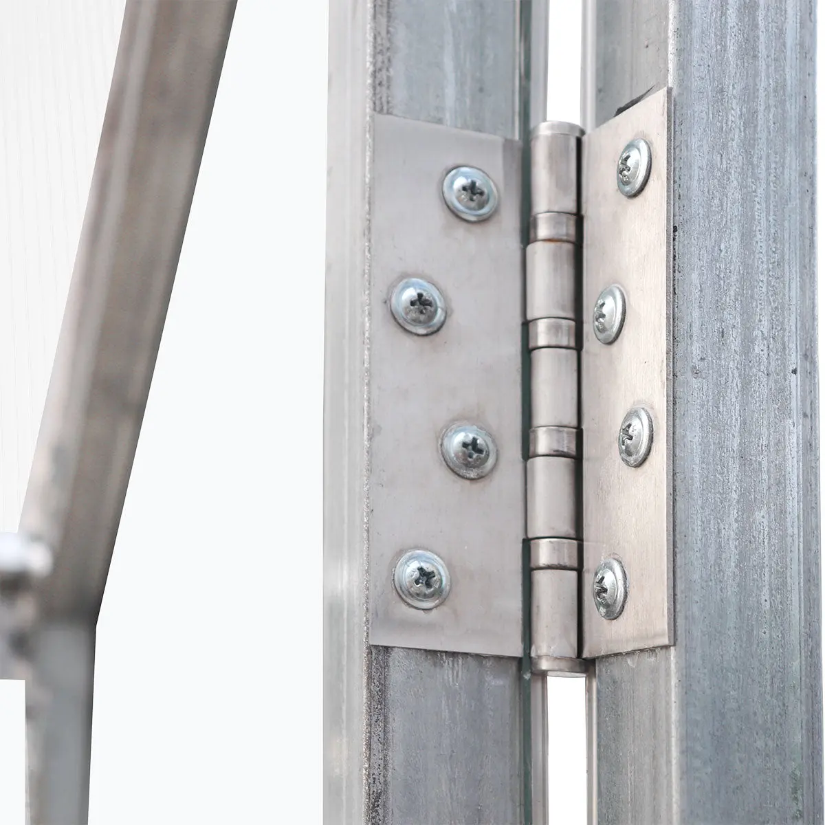 8' x 20' Greenhouse with Galvanized Steel Frame, Polycarbonate Twin-Wall Roof and Crystal-Clear Solid Walls TMG-GH821 - Image 15