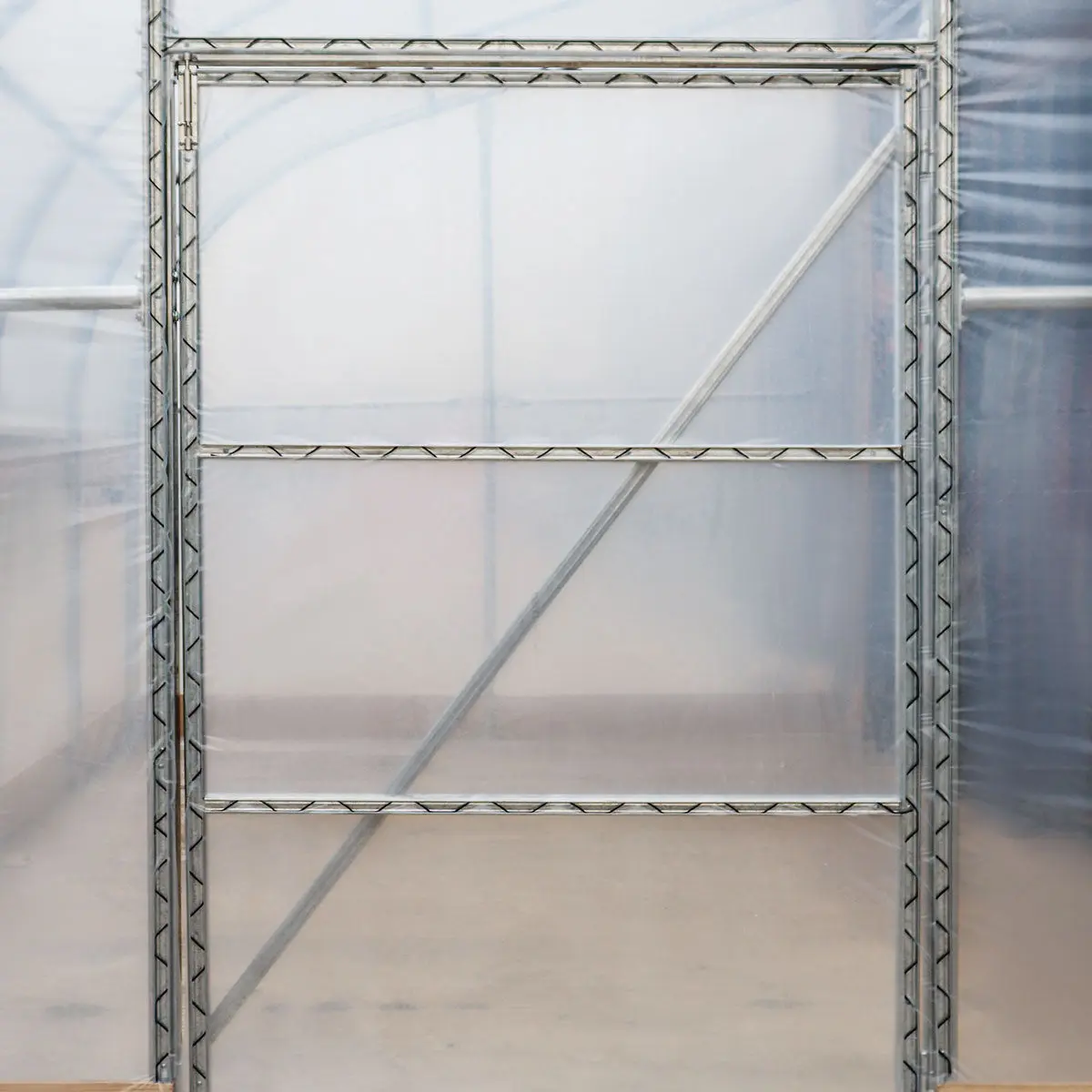 10' x 40' Lean-To Greenhouse Grow Tent w/6 Mil Clear EVA Plastic Film, Cold Frame, Hand Crank Roll-Up Side, 6-½' Sidewall, TMG-GHL1040 - Image 13