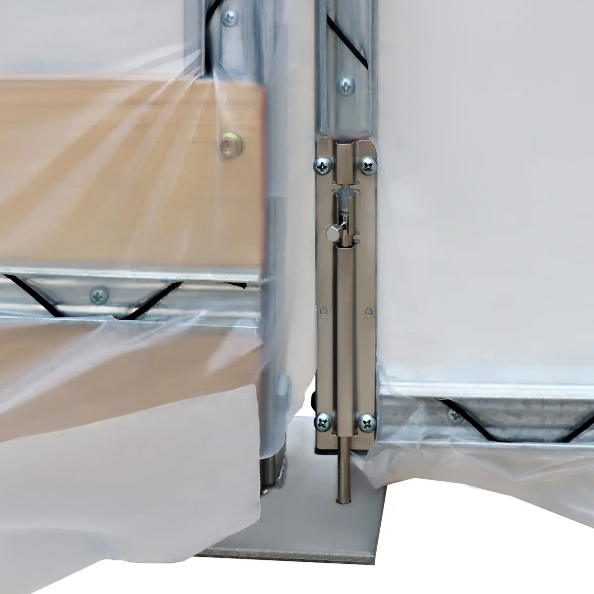 10' x 40' Lean-To Greenhouse Grow Tent w/6 Mil Clear EVA Plastic Film, Cold Frame, Hand Crank Roll-Up Side, 6-½' Sidewall, TMG-GHL1040 - Image 14