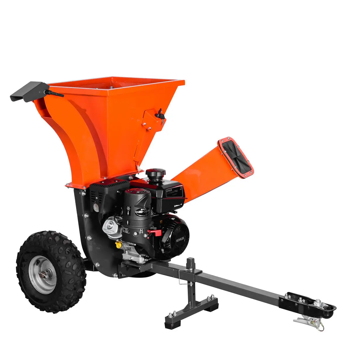 3" Wood Chipper, Shredder & Vacuum, ATV Tow-Behind, 7 HP Kohler Engine, 6" Suction Port, 8' Vacuum Hose, TMG-GWC3 - Image 10