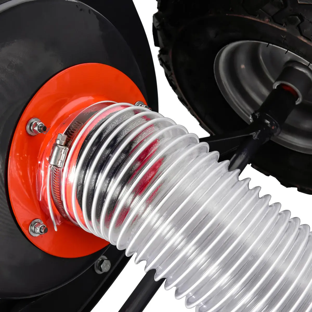 3" Wood Chipper, Shredder & Vacuum, ATV Tow-Behind, 7 HP Kohler Engine, 6" Suction Port, 8' Vacuum Hose, TMG-GWC3 - Image 15