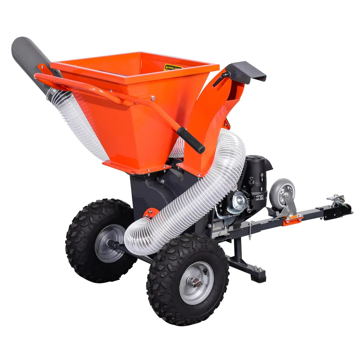 3" Wood Chipper, Shredder & Vacuum, ATV Tow-Behind, 7 HP Kohler Engine, 6" Suction Port, 8' Vacuum Hose, TMG-GWC3 - Image 4