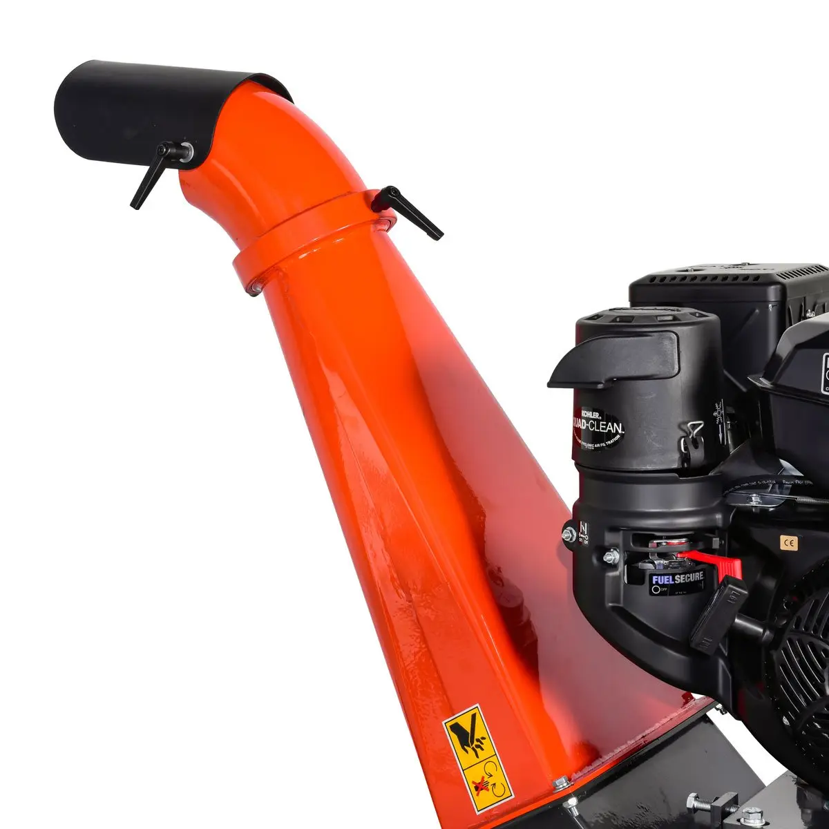 6" Wood Chipper Powered by Kohler 14 HP Command Pro Series, ATV Tow-Behind, 12'' Reversible Blade, Dual Belt Drive, TMG-GWC6 - Image 9