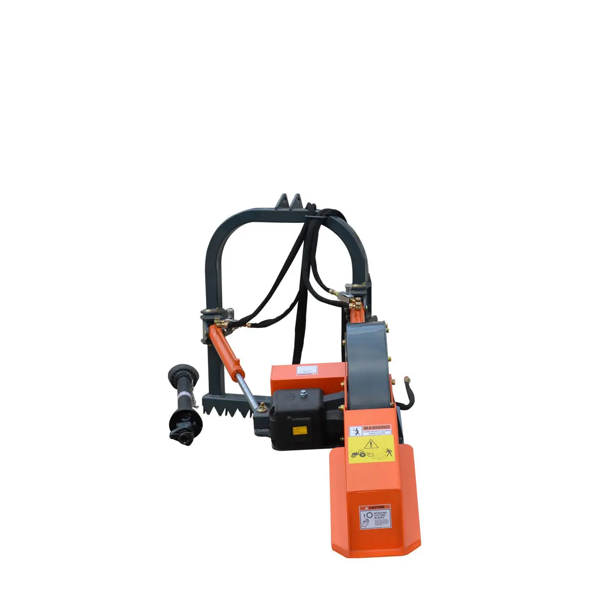 26" 3-Point Hitch Stump Grinder, Category 1 & 2 Hookup, Driveline Shaft Included, 30-50 HP Tractor, TMG-TSG26 - Image 3