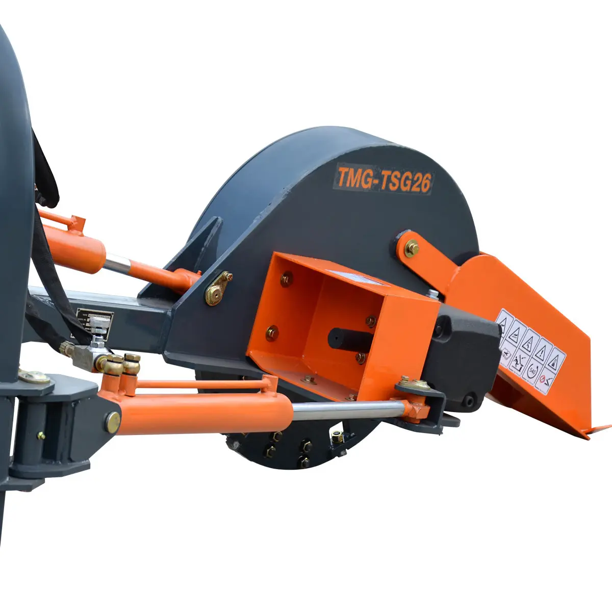 26" 3-Point Hitch Stump Grinder, Category 1 & 2 Hookup, Driveline Shaft Included, 30-50 HP Tractor, TMG-TSG26 - Image 7