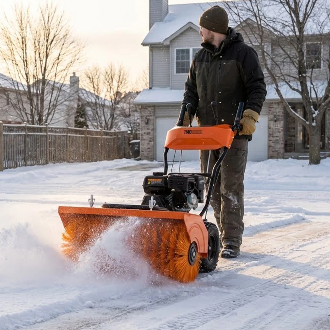 32" All Season Surface Rotary Brush/Snow Broom, Self-Propelled, Forward and Reverse, TMG-GSB32 (Discontinued – No Longer Available) - Image 5