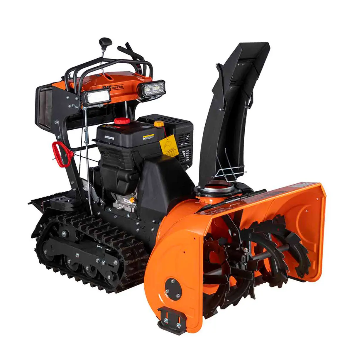 34" Stand-On Gas-Powered Snow Blower, Dual Stage, Rubber Track, LED Light, 50' Throwing Distance, TMG-GSB36(Discontinued – No Longer Available) - Image 6