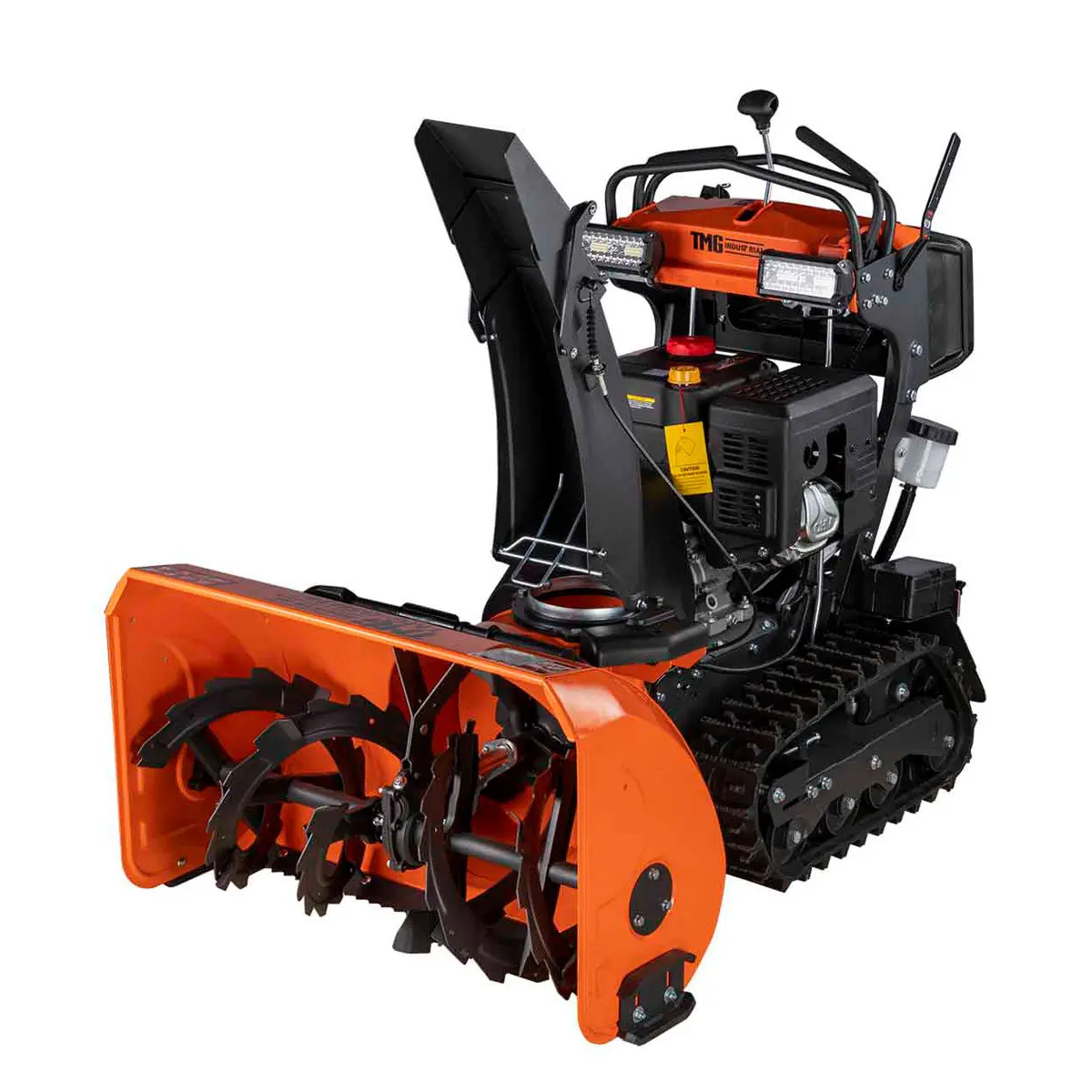 34" Stand-On Gas-Powered Snow Blower, Dual Stage, Rubber Track, LED Light, 50' Throwing Distance, TMG-GSB36(Discontinued – No Longer Available) - Image 7
