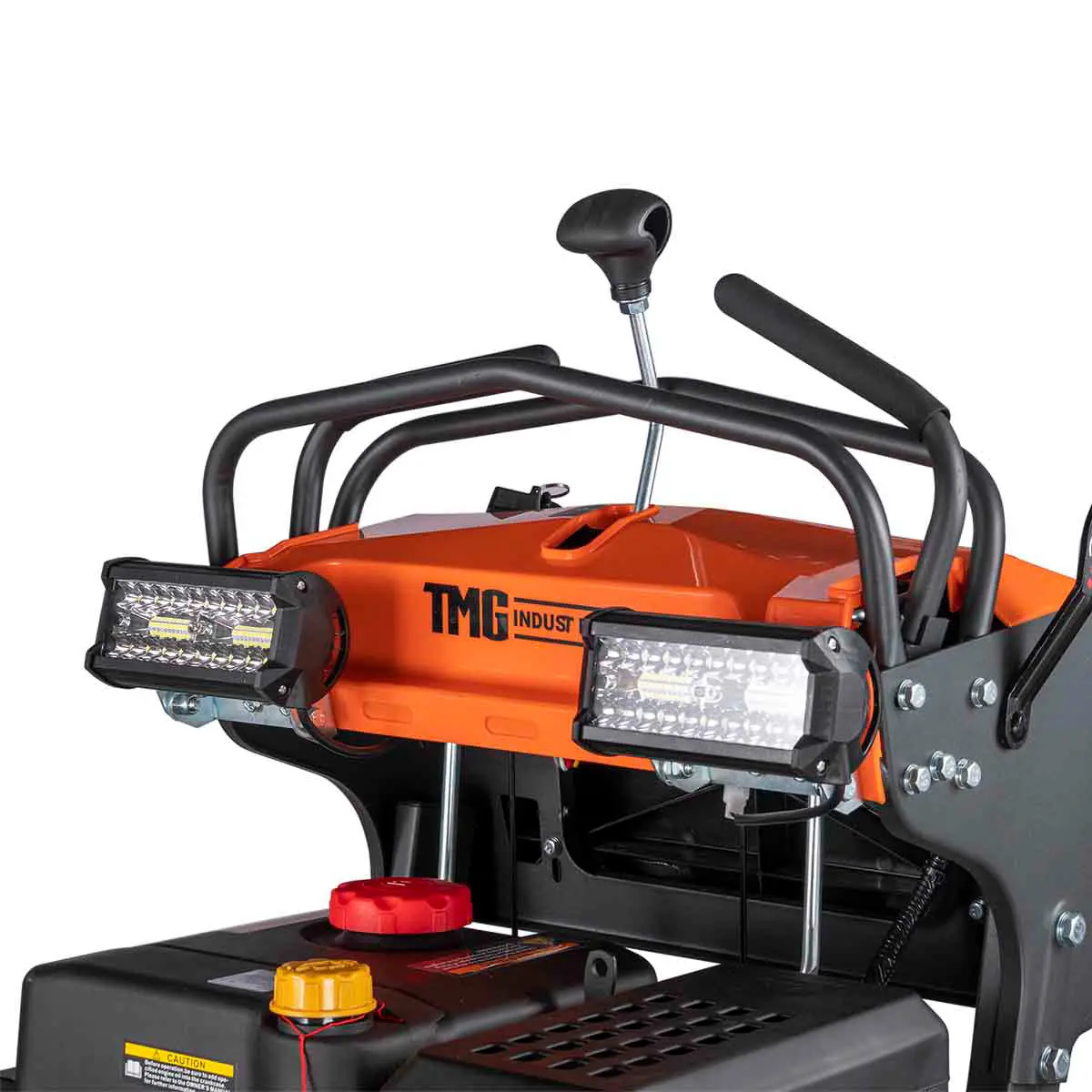 34" Stand-On Gas-Powered Snow Blower, Dual Stage, Rubber Track, LED Light, 50' Throwing Distance, TMG-GSB36(Discontinued – No Longer Available) - Image 8