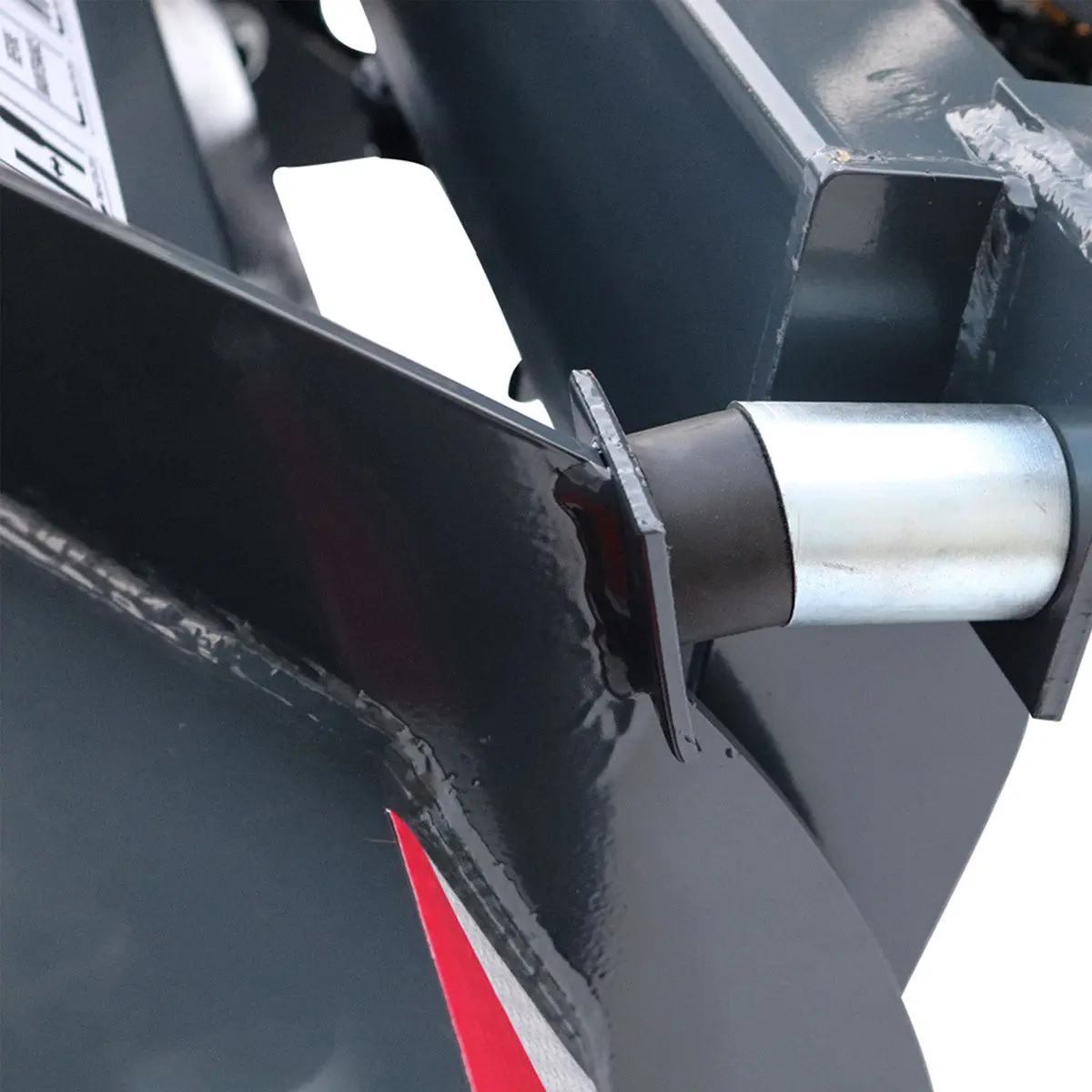 60" Skid Steer Dozer Blade/Snow Pusher, 30° Left & Right, Bolt-On Cutting Edge, Adjustable Skid Shoes, Universal Quick Mount, TMG-DB60 - Image 11