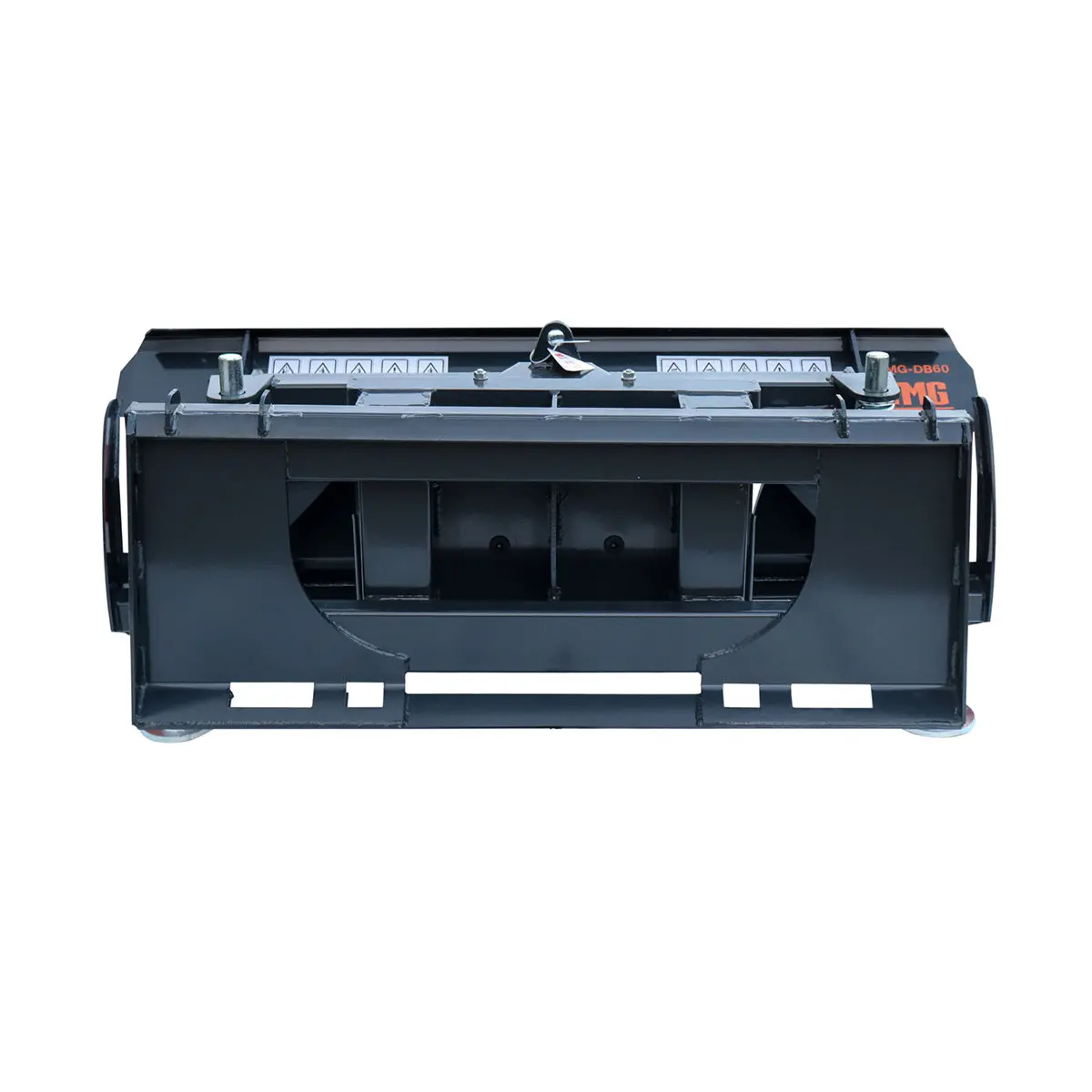 60" Skid Steer Dozer Blade/Snow Pusher, 30° Left & Right, Bolt-On Cutting Edge, Adjustable Skid Shoes, Universal Quick Mount, TMG-DB60 - Image 6